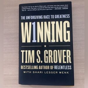 Tim S. Grover Winning Book - Black and Gold Hardcover